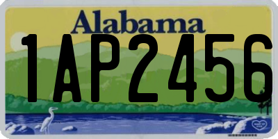 AL license plate 1AP2456