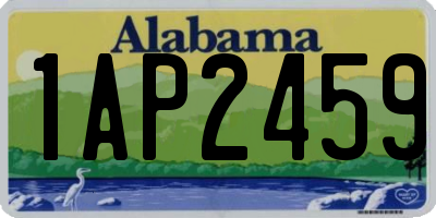 AL license plate 1AP2459
