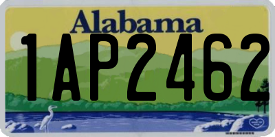 AL license plate 1AP2462