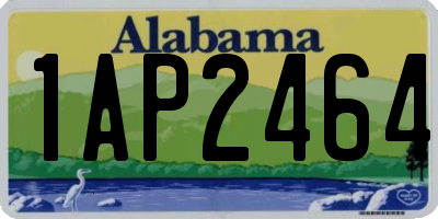 AL license plate 1AP2464
