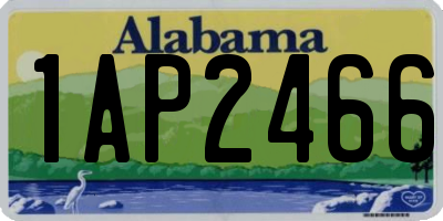 AL license plate 1AP2466