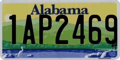 AL license plate 1AP2469