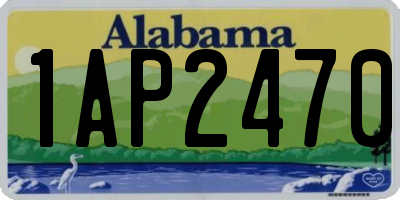 AL license plate 1AP2470