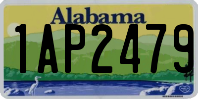 AL license plate 1AP2479