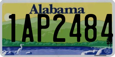 AL license plate 1AP2484