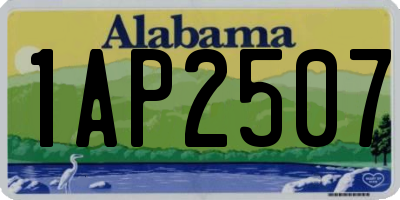 AL license plate 1AP2507