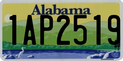 AL license plate 1AP2519
