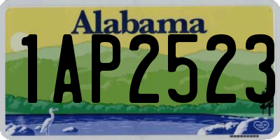 AL license plate 1AP2523