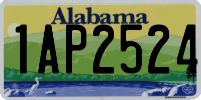AL license plate 1AP2524