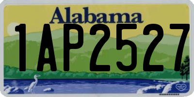AL license plate 1AP2527