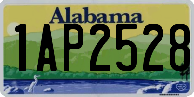 AL license plate 1AP2528
