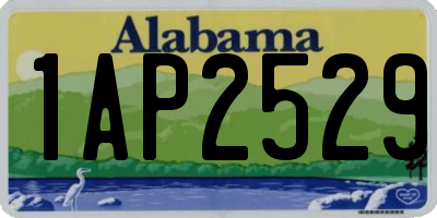 AL license plate 1AP2529