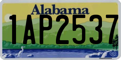 AL license plate 1AP2537