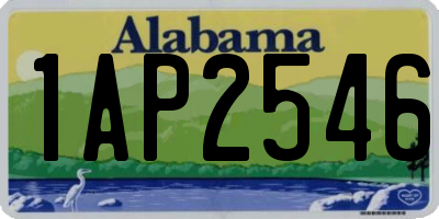 AL license plate 1AP2546