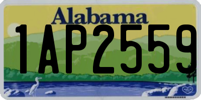 AL license plate 1AP2559