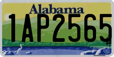 AL license plate 1AP2565