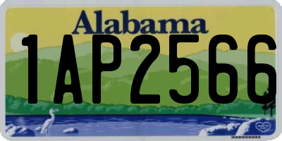 AL license plate 1AP2566