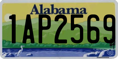 AL license plate 1AP2569