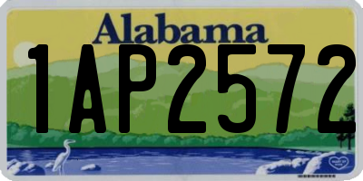 AL license plate 1AP2572