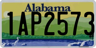 AL license plate 1AP2573