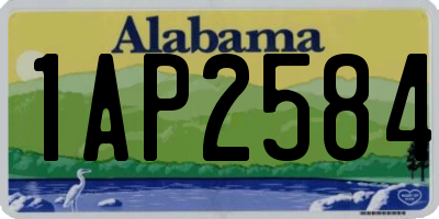 AL license plate 1AP2584