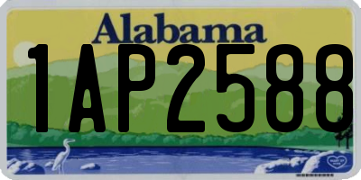 AL license plate 1AP2588