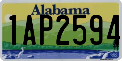 AL license plate 1AP2594