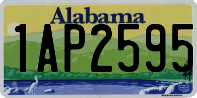 AL license plate 1AP2595