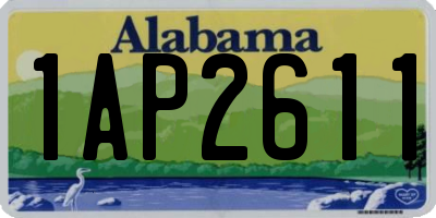 AL license plate 1AP2611