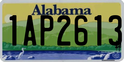 AL license plate 1AP2613