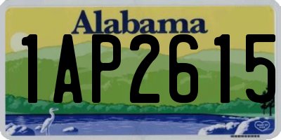 AL license plate 1AP2615
