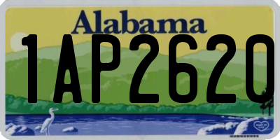 AL license plate 1AP2620