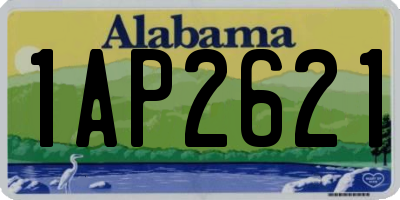 AL license plate 1AP2621