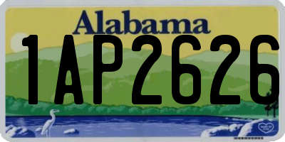 AL license plate 1AP2626