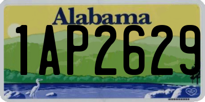 AL license plate 1AP2629