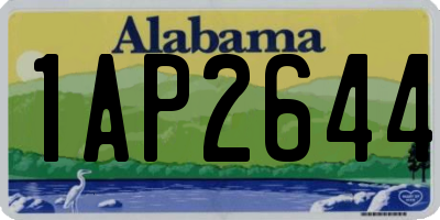 AL license plate 1AP2644