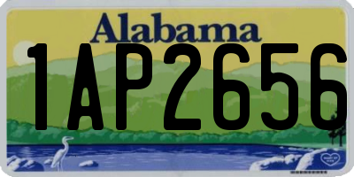 AL license plate 1AP2656