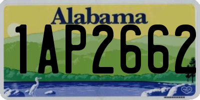 AL license plate 1AP2662