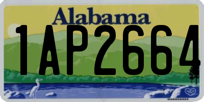AL license plate 1AP2664