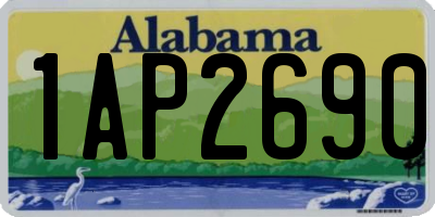 AL license plate 1AP2690