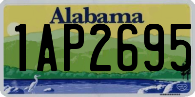 AL license plate 1AP2695