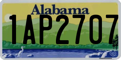 AL license plate 1AP2707