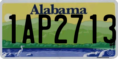 AL license plate 1AP2713