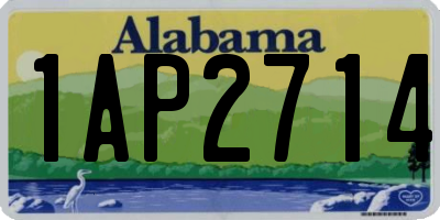 AL license plate 1AP2714