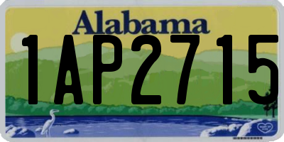 AL license plate 1AP2715