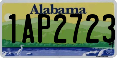AL license plate 1AP2723