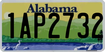 AL license plate 1AP2732