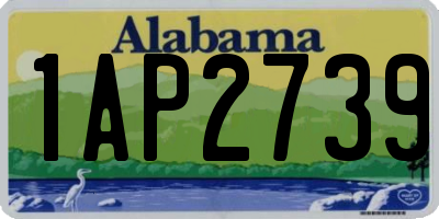 AL license plate 1AP2739