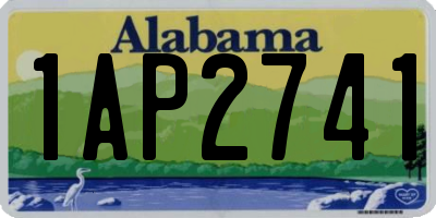 AL license plate 1AP2741
