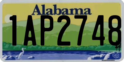 AL license plate 1AP2748